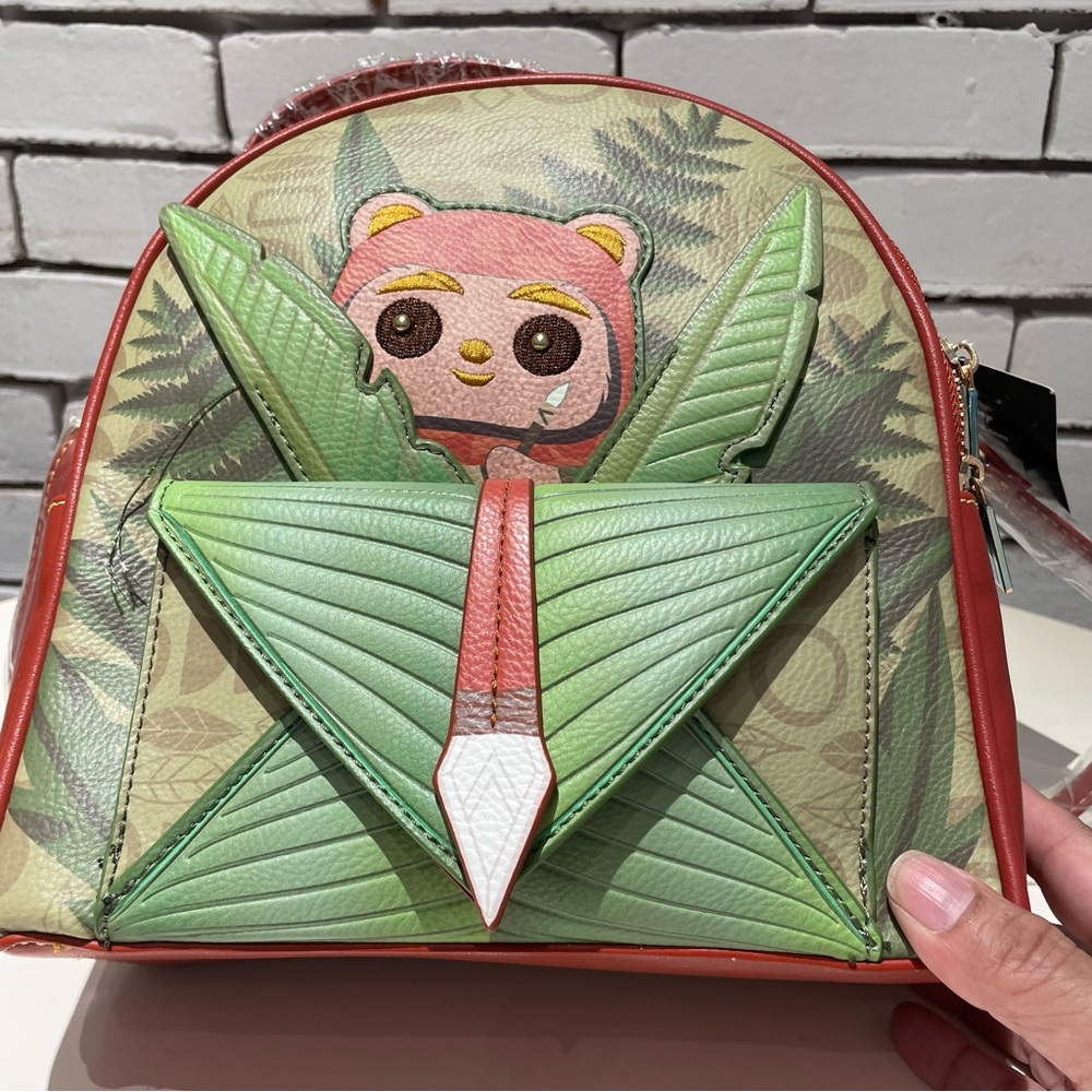 Star Wars x Danielle Nicole Ewok Endor Mini Backpack or Crossbody - Picture 13 of 14